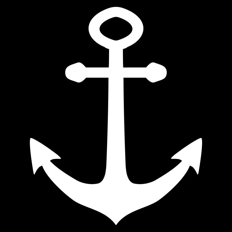 Ahoy ship anchor logo symbol icon
