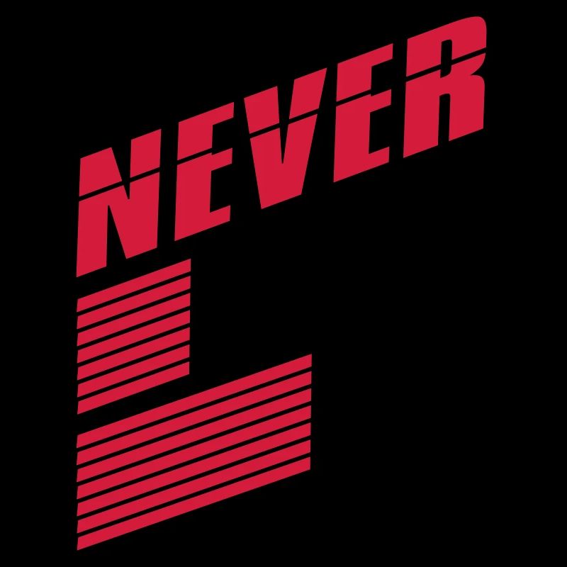team logo bar strokes we never give up never