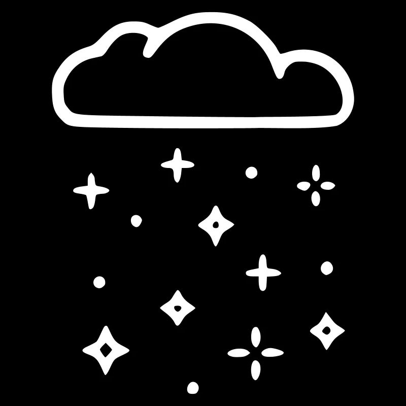 Glitter Cloud Rain Cloud