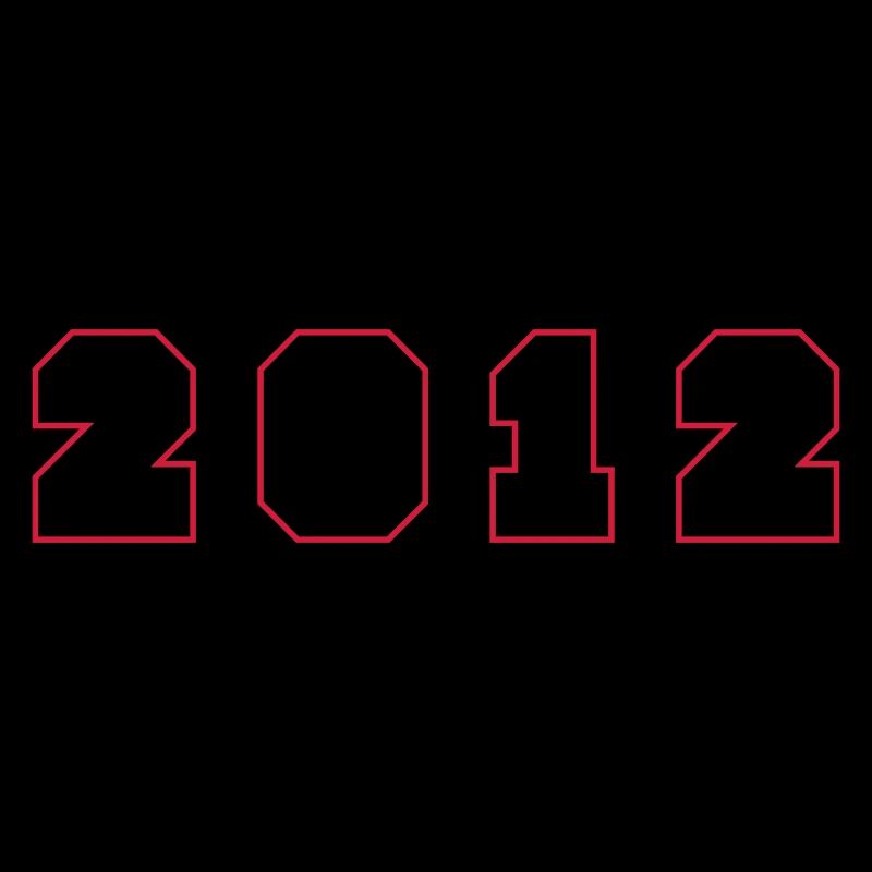 2012 Jahr Zahl