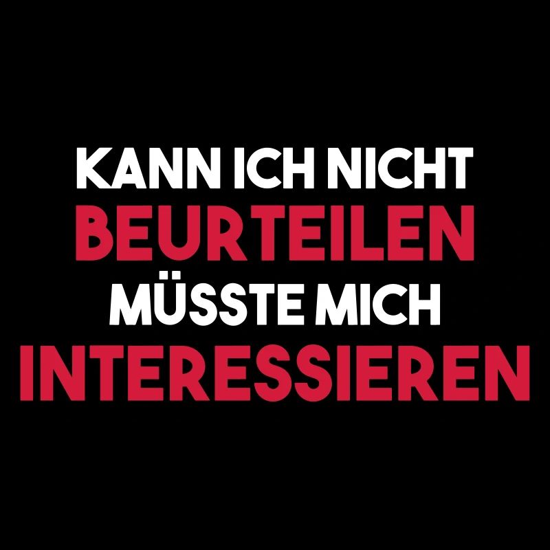 KANN ICH NICHT BEURTEILEN Geschenk