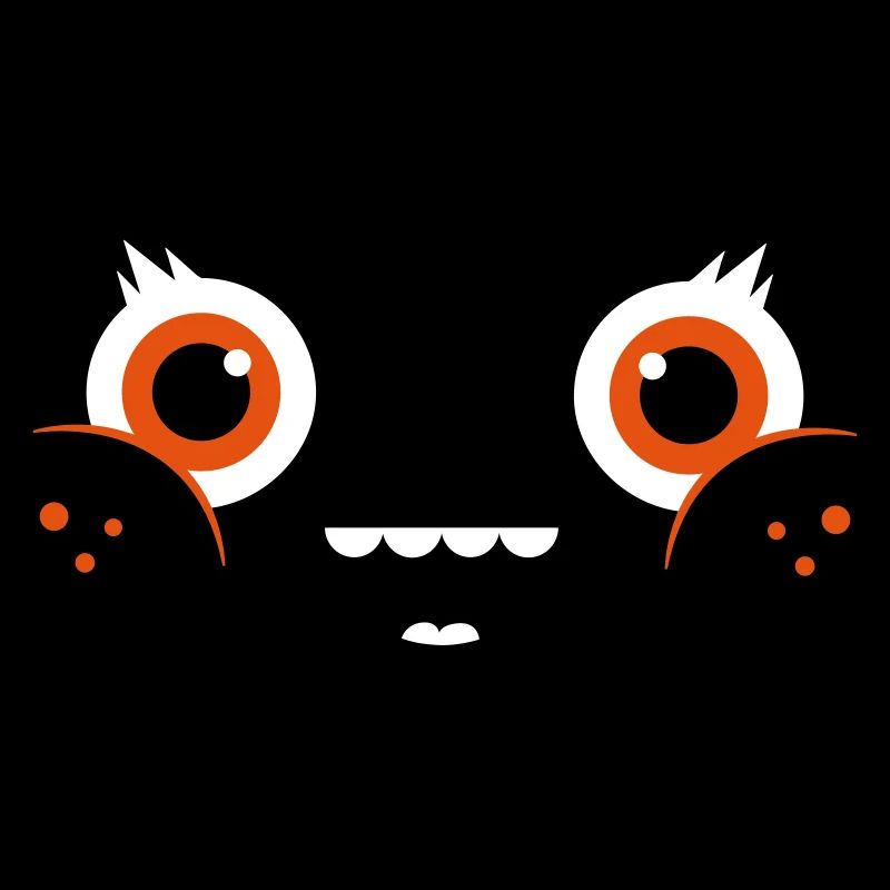 Drôle et mignon de Kawaii Visage Comic / Smiley