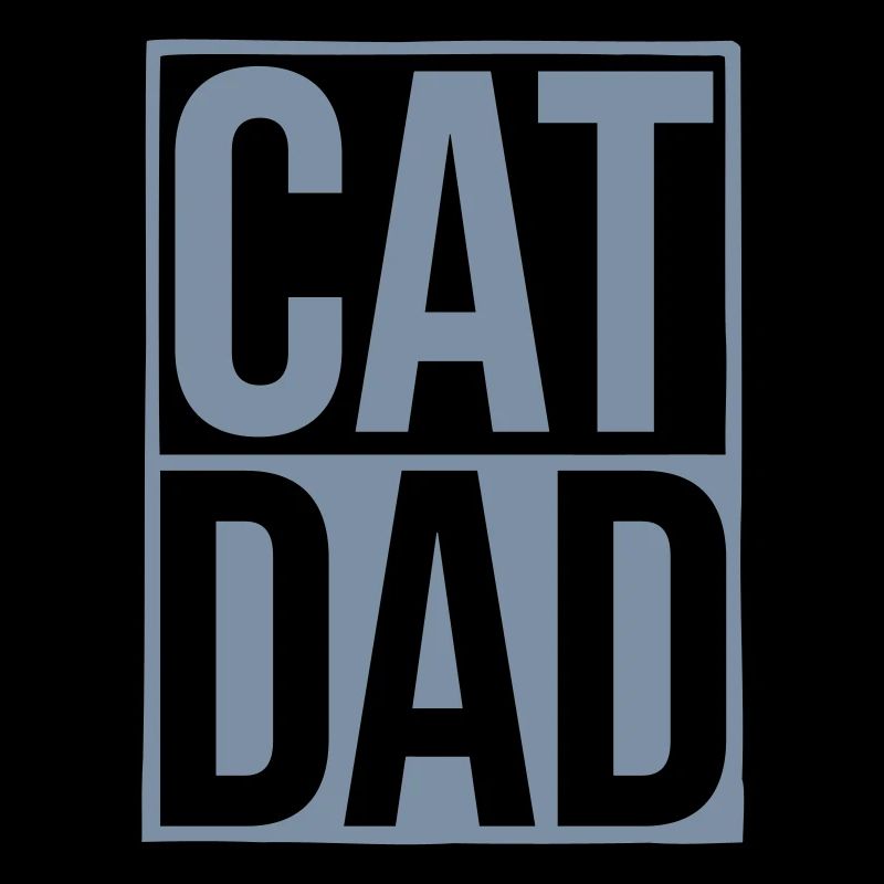 Shield Cat Dad Logo