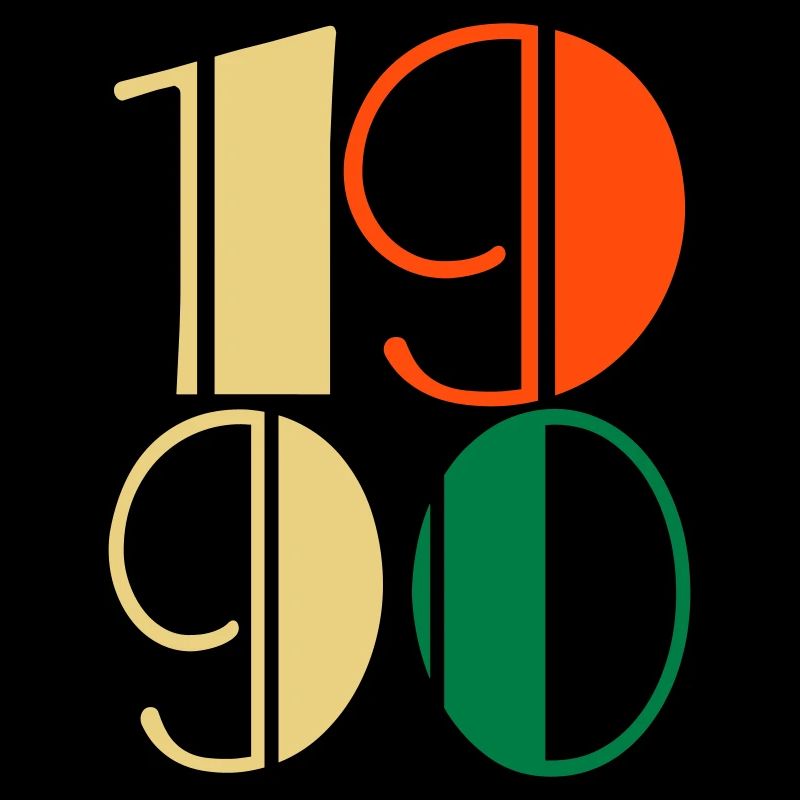 Année de naissance 1990 Style rétro