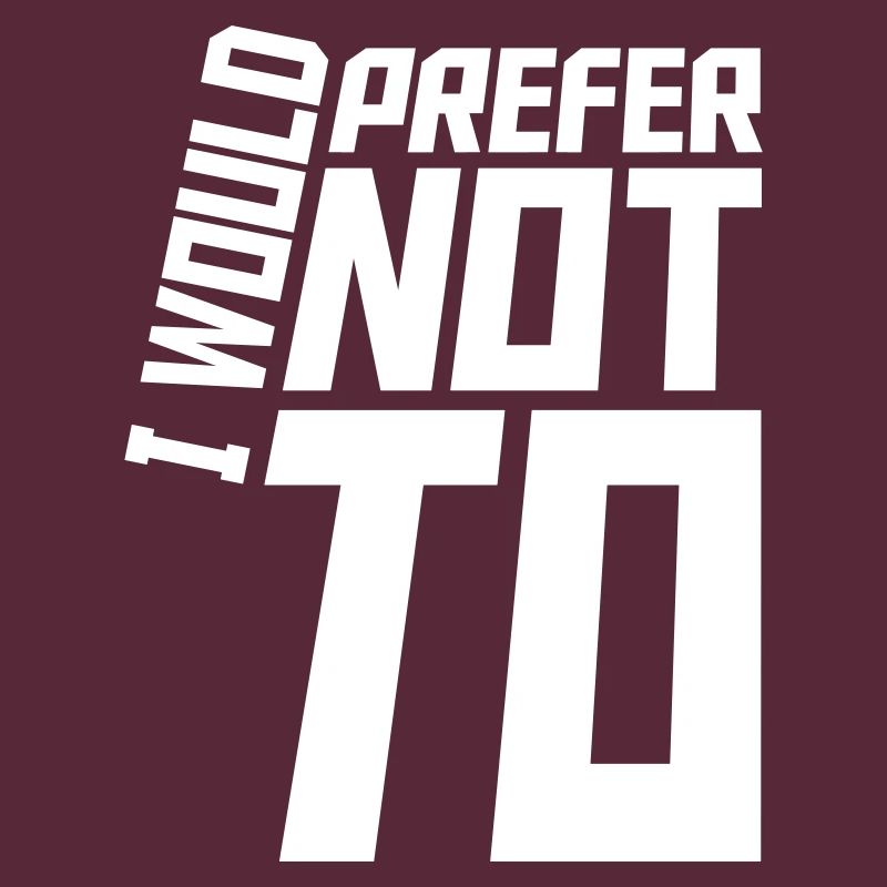 Je préfère ne pas