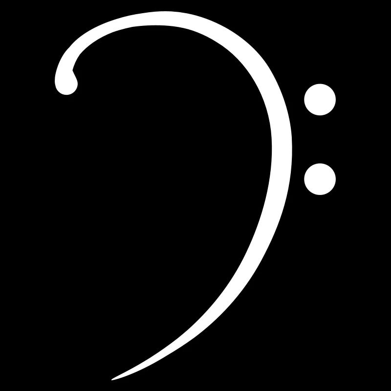 Bass Music clef note melody musical note