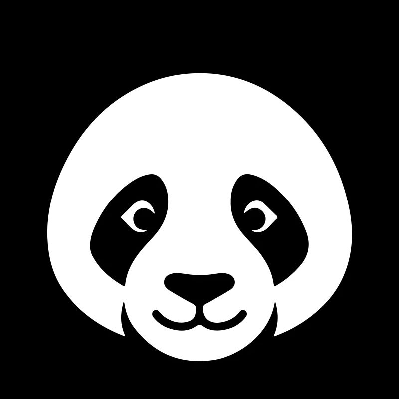 Panda Kopf
