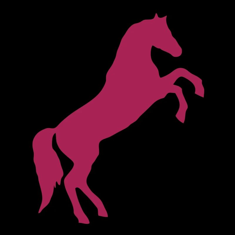 Steigendes Pferd / wildes Pferd
