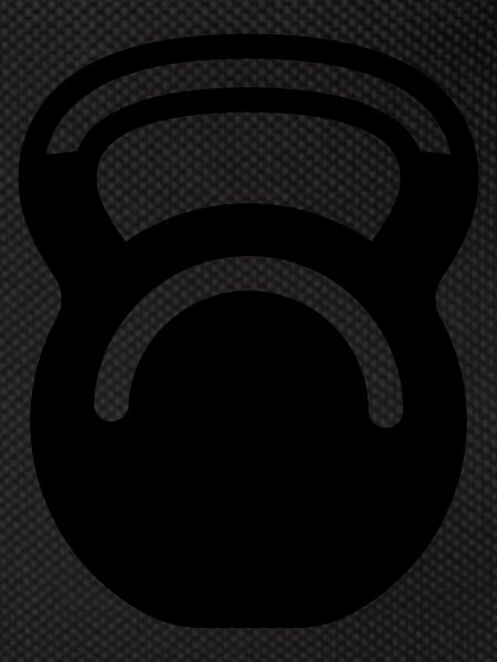 Dumbbell weights icon
