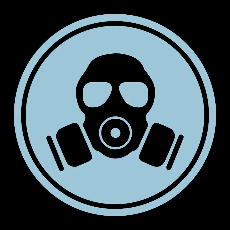 Symbole du masque à gaz