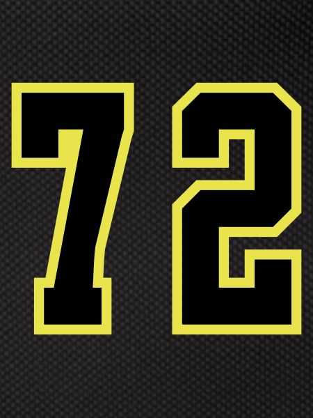 72 Number Jersey