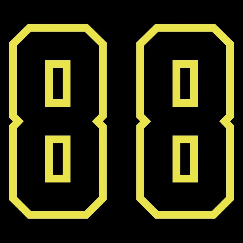 Maillot à numéros 88