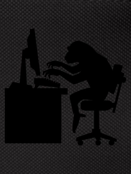 Monkey on Computer