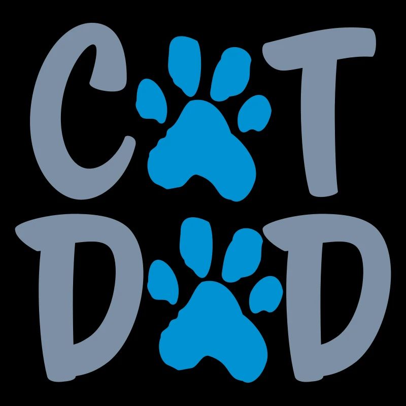 Paw Logo Cat Dad