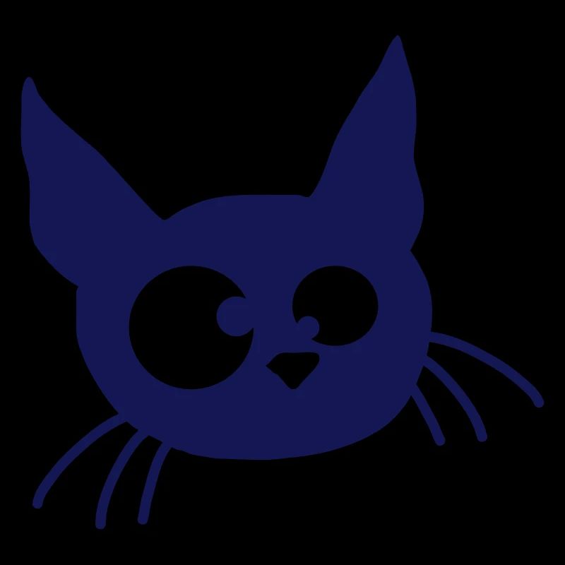 Crazy Cat Squints Funny Eyes Grimace Fun