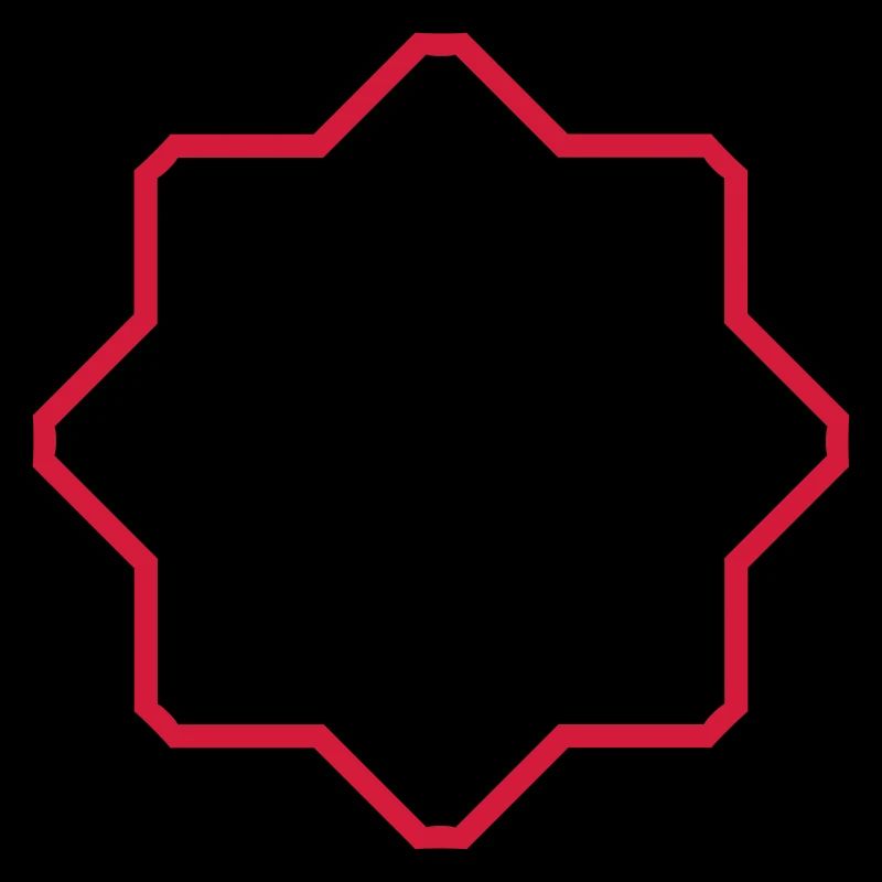 red star border frame text field write n