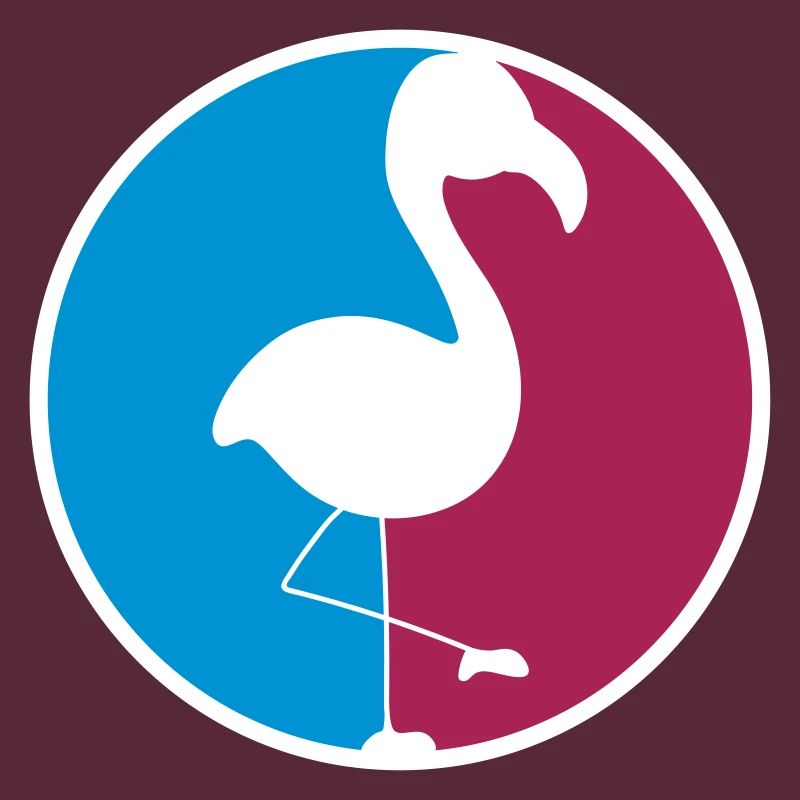 Flamingo Logo Kreis
