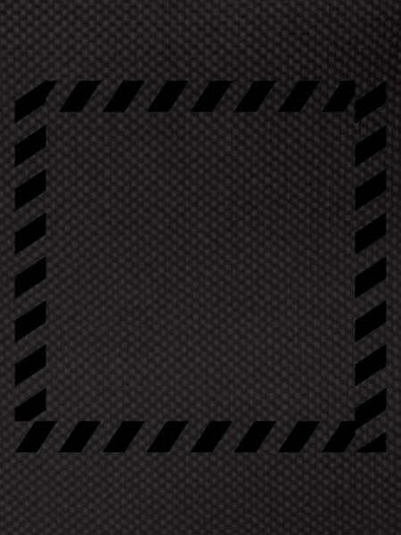 Shield frame caution tape