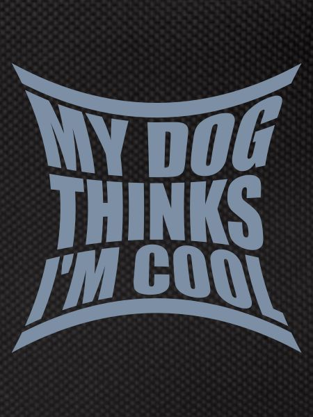 Dog thinks im cool