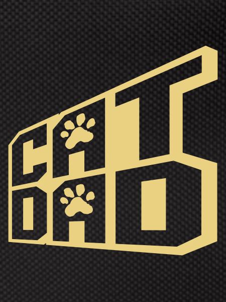 Cat Dad Logo Design