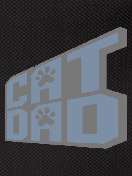 Cat Dad Logo Design