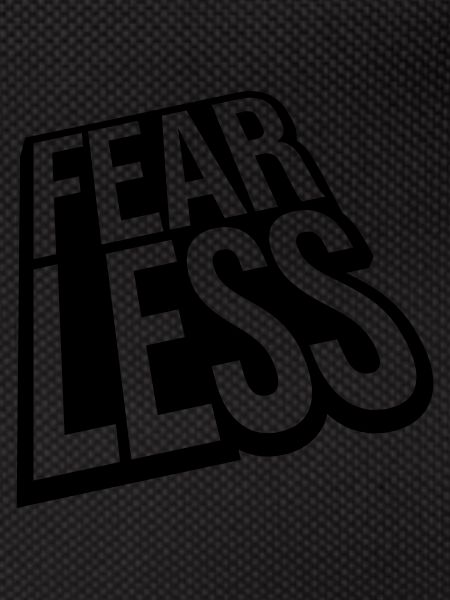 fearless Text Quote Design