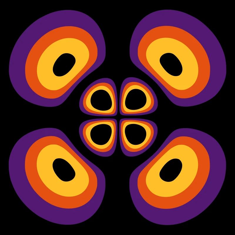 Wahrscheinlichkeitsdichte Wasserstoffatom (4,2,1)