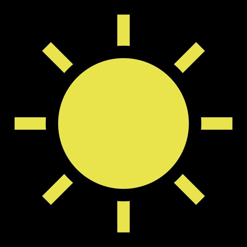 Symbole de temps - soleil