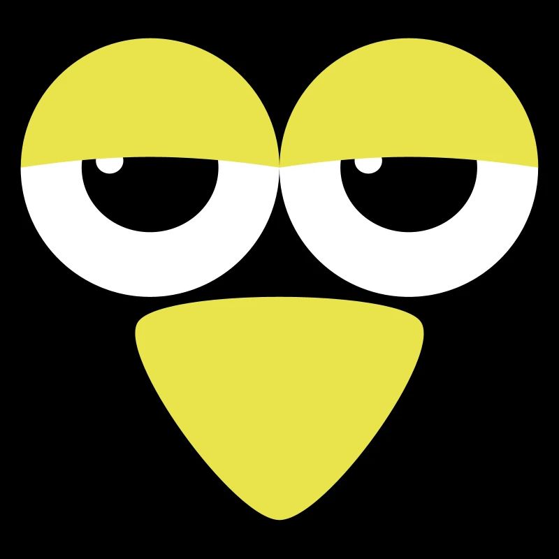Eyes with beak