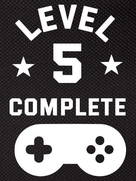 5th birthday level complete