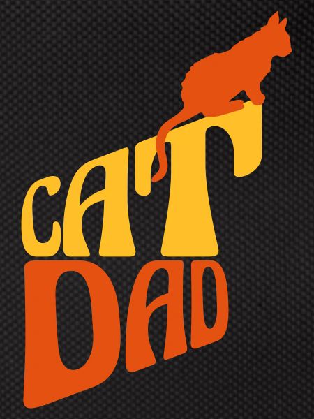 Cat Dad Logo Design