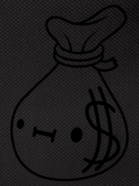 Sac d’argent Comic Face