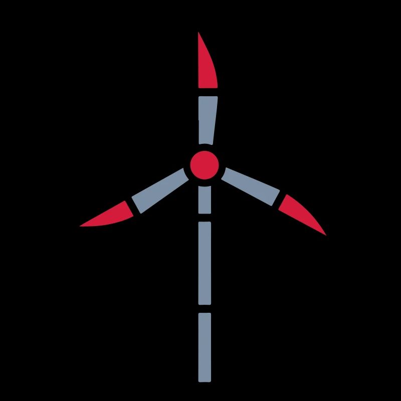 Windrad Windkraft Anlage Symbol