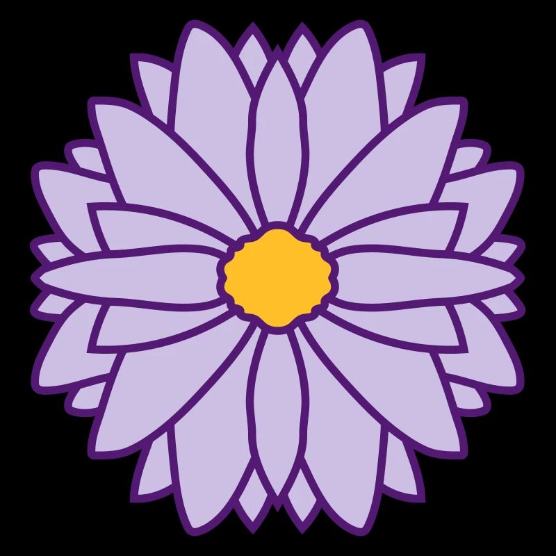 Runde Hübsche Blume Design