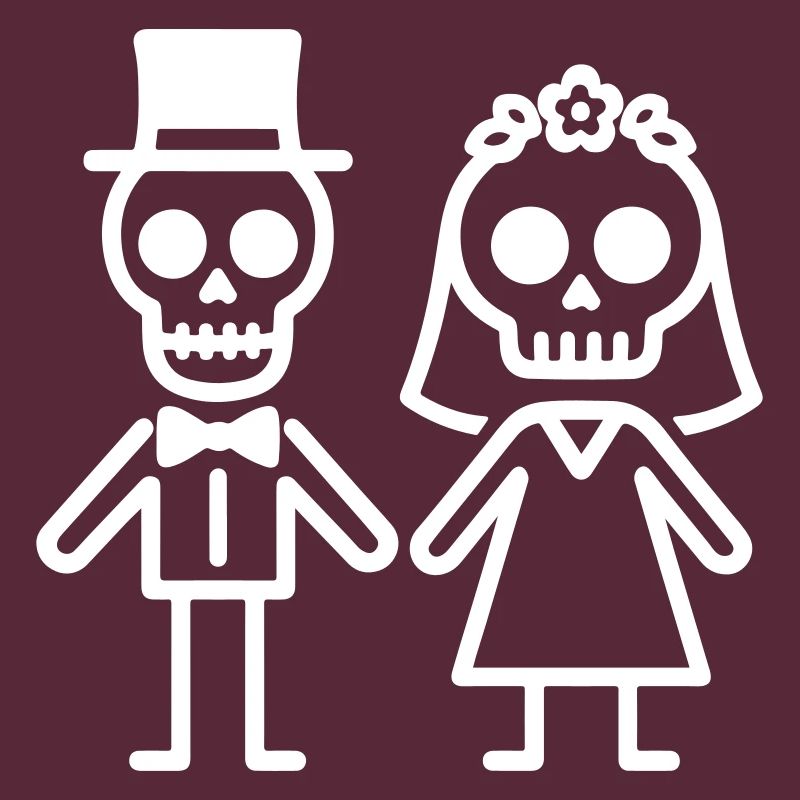 Couple Wedding Skeleton