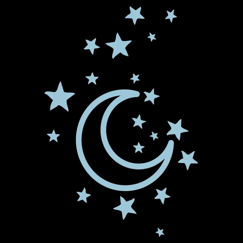moon and stars