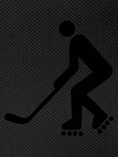 inline hockey inline Silhouette Logo