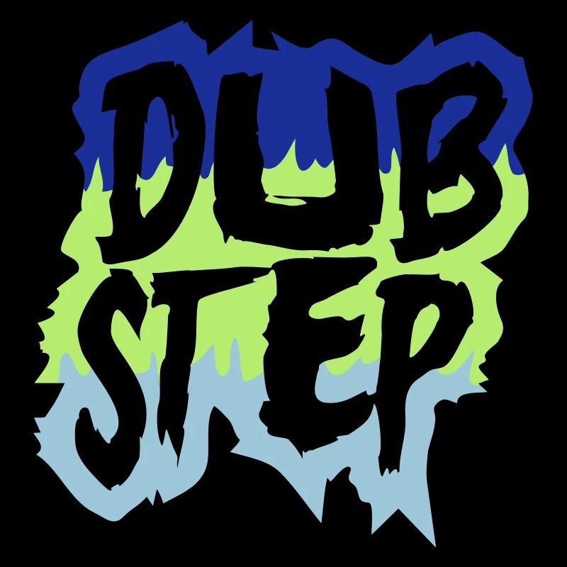 Dub Step Techno Music Party Club Text Lettering