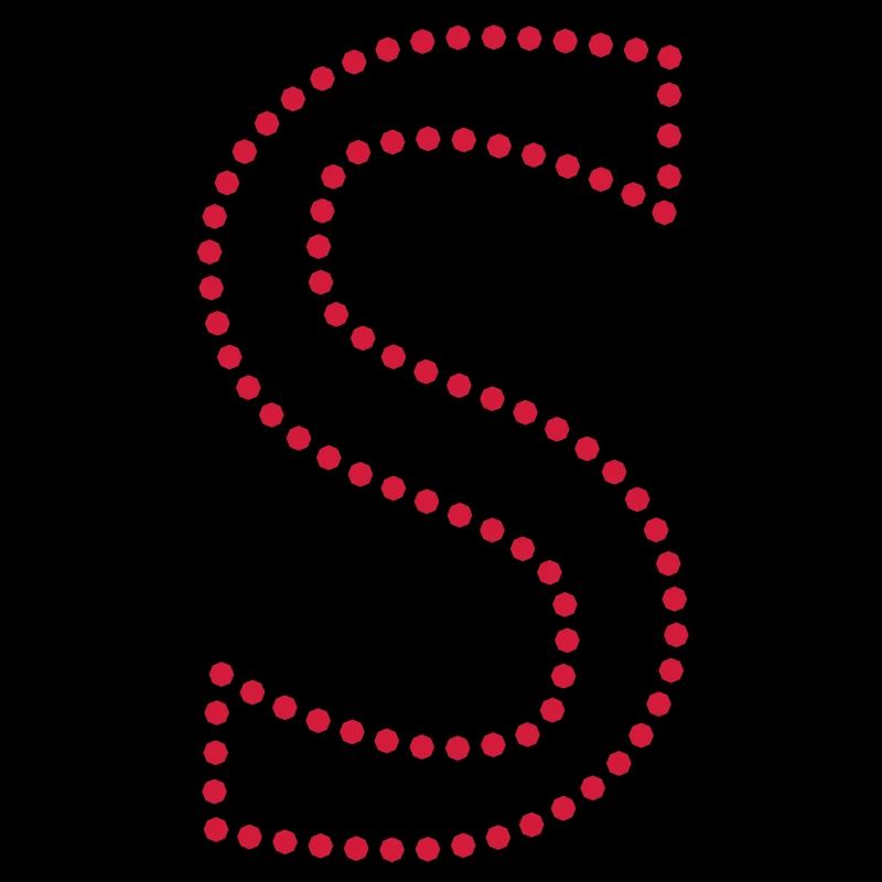 Lettre S / lettre S (points, 1c)