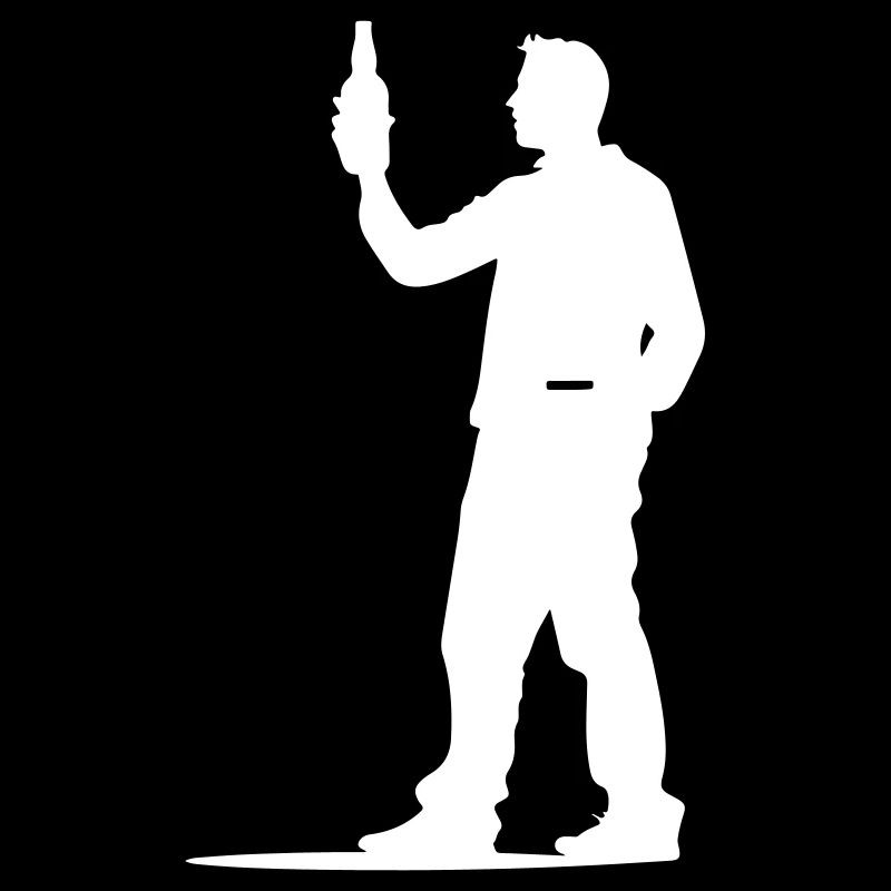 Party Bier Lustig Silhouette