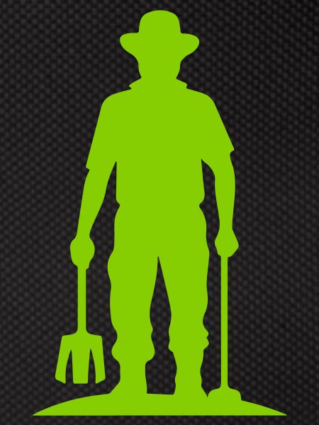 Farmer Silhouette