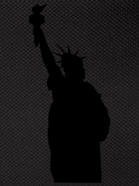 Freiheitsstatue Silhouette