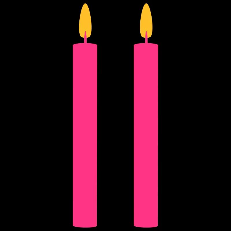 2 Candles / / two / / Second Birthday / / second