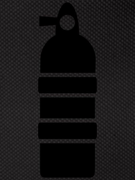 Oxygen diving symbol