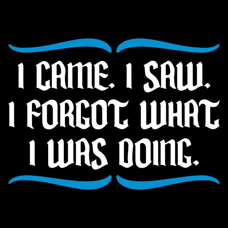I came saw forget