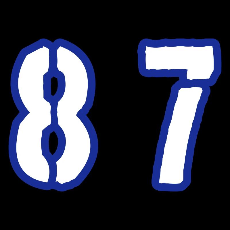 87 Number Symbol