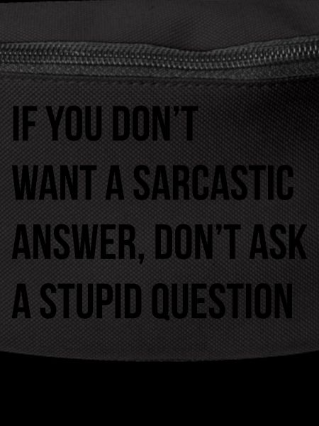 sarcastic comment