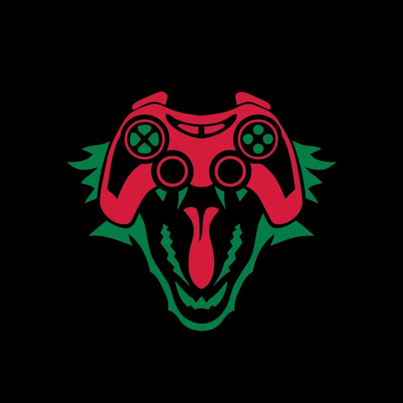 Wolf Controller Spiele Auge Joystick Geek