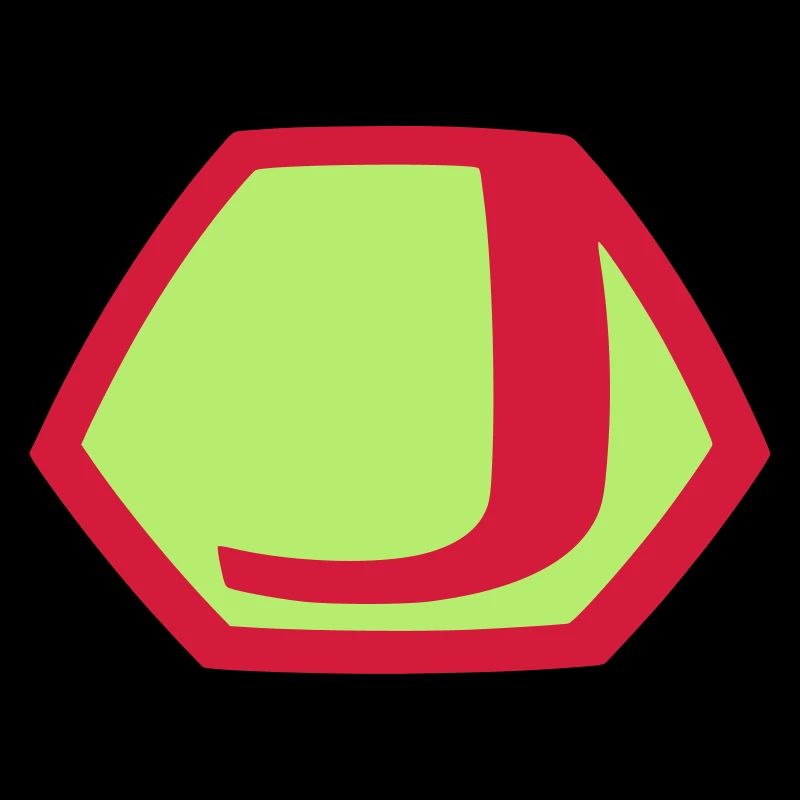 J Symbol Superhero Superhelden Logo Zeichen