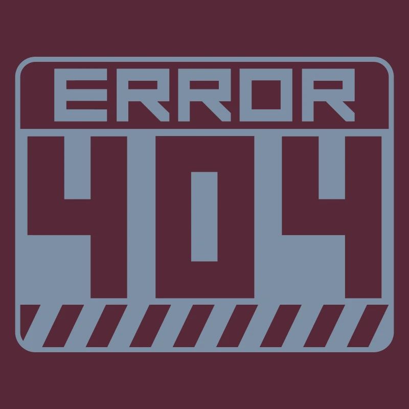 Warnung Schild Error 404